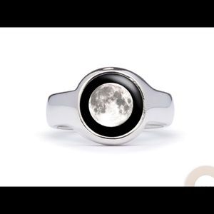 Moonglow Moonrise disc ring